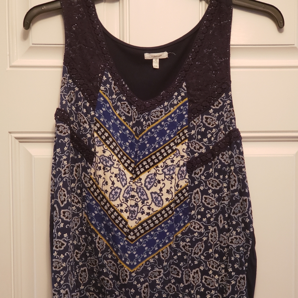 Navy Tank Top size xxl